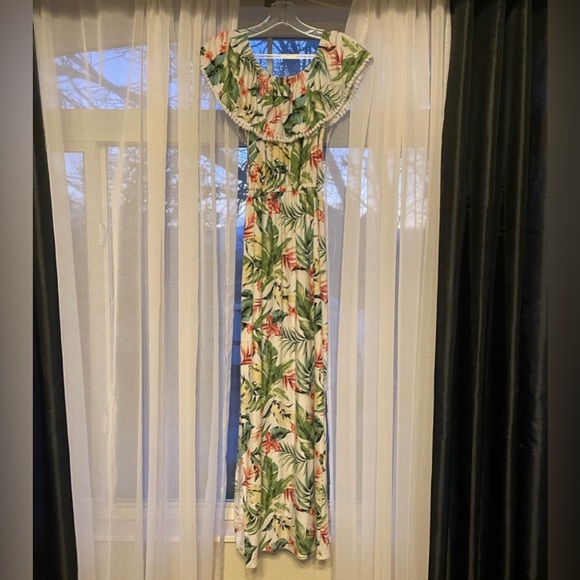 Tropical long dress - Picture 2 of 2